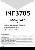 INF3705 EXAM PACK 2023 - DISTINCTION GUARANTEED