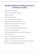 GRE Basic (500 Essential Words to Know to Do Well on the GRE)