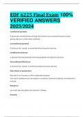 EDF 6225 Final Exam 100%  VERIFIED ANSWERS  2023/2024