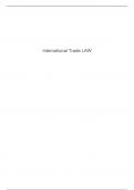 INTERNATIONAL TRADE LAW