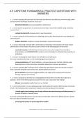 ATI CAPSTONE FUNDAMENTAL PRACTICE QUESTIONS WITH  ANSWERS
