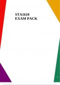 STA1610 EXAM PACK