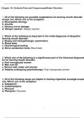 Oral Pathology for the Dental Hygienist, 8th Edition by Olga A. C. Ibsen Test Bank Chapter  10. Orofacial Pain and Temporomandibular Disorders