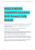 NASCLA BOOKS  COMBINED Questions  With Answers Fully Revised   