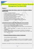 HRM370-4 Contemporary Issues in Human Resource Management Test Bank