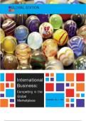 International Business Competing in the Global Marketplace 1o th Global Edition Charles Hill - Test Bank