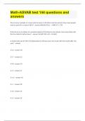 Math-ASVAB test| 144 questions and answers