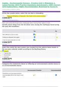 Sophia - Environmental Science - Practice Unit 1 Milestone 1, Latest Review 2023 Practice Questions and Answers, 100% Correct with Explanations, Highly Recommended, Download to Score A+