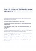 QAC Category B Landscape Maintenance exam With verified questions and  answers(A+ GRADED)