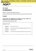 AQA A-level ECONOMICS Paper 3 Economic Principles and Issues 7136/3 INSERT 2023
