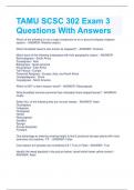 BUNDLE FOR SCSC 301 AND 302 COMBINED  LATEST REAL EXAMS ALL QUESTIONS AND CORRECT ANSWERS (VERIFIED ANSWERS) |A+ GRADE