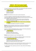 NR442 - RN Community Health Practice Assessment B (50 Items)