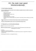 Samenvatting -  Didactiek 1