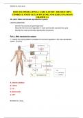 BIOS 256 WEEK 6 FINAL LABS LATEST 2023/2024 100%  CORRECT WITH CLEAR PICTURE AND EXPLANATIONS  GRADED A+