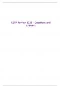 CETP Review 2023 - Questions and Answers