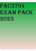 FAC3704 EXAM PACK 2023