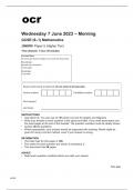 ocr GCSE Mathematics J560-05 June2023 Question Paper.