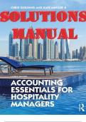 SOLUTIONS MANUAL for Accounting Essentials for Hospitality Managers 4th Edition by Guilding Chris and Mingjie Kate. ISBN 9781000539929, ISBN: 9781032024325 (Complete Chapters 1-16)