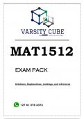 MAT1512 EXAM PACK 2023