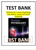 Test Banks for Vanders Human Physiology 16th Edition Widmaier TEST BANK Latest Verified Review 2024 Practice Questions and Answers for Exam Preparation, 100% Correct with Explanations, Highly Recommended, Download to Score A 