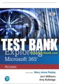 Test Bank For Exploring Microsoft 365: Access 2021 1st Edition All Chapters - 9780137693894