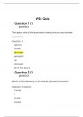 BIOL 201 W 8 Quiz 6