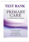Buttaro Primary Care, A Collaborative Practice, 5th Edition Test Bank.