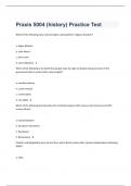 Praxis 5004 (history) 110 Practice Test Questions And Answers