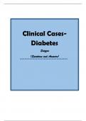 Clinical Cases- Diabetes Quizzes (Questions and Answers)