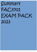Summary FAC3701 EXAM PACK 2023