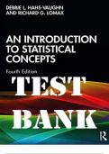 Test Bank for An Introduction to Statistical Concepts 4th Edition