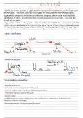 Summary -  Unit 1 - Biological molecules