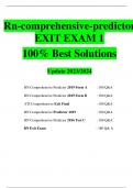 BEST Rn-comprehensive-predictor BUNDLED EXAMS 2023/2024 100% VERIFIED ANSWERS GUARANTEED PASS 