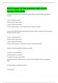 IFSTA Chapter 24 Test questions with correct answers 2023/2024.