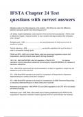 IFSTA Chapter 24 Test questions with correct answers(A+ GRADED 100% VERIFIED)