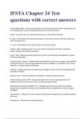 IFSTA Chapter 24 Test questions with correct answers A+ GRADED 100% VERIFIED