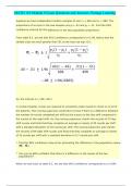 MATH 110 Module 8 Exam Questions and Answers- Portage Learning