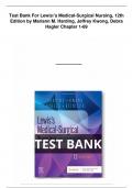 Test Bank Lewis s Medical-Surgical Nursing 11th & 12th Edition ,Complete Guide