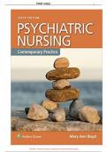 Test Bank - Psychiatric Nursing: Contemporary Practice (6th Edition by Boyd)