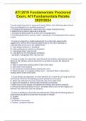 ATI 2019 Fundamentals Proctored  Exam, ATI Fundamentals Retake 2023/2024 A nurse is planning care for a group of clients. Which of the following tasks should  the nurse delegate to an assistive personnel? a. Changing the dressing for a client who has a st