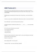 68W Fieldcraft 3 exam questions  and verified correct answers 
