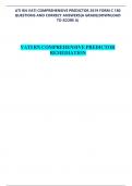 Vati Rn comprehensive predictor remediation 2023 Ati Rn vati comprehensive predictor 2019 Form A B and C