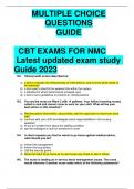 CBT exams for nmc latest updated_exam_guide_2023-2024 PART B.