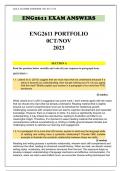 ENG2611 OCTOBER PORTFOLIO ANSWERS 2023