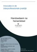 INIP stage Adviesrapport huidtherapie studiejaar 3 Handoedeem na CVA