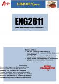 ENG2611 Exam Portfolio October/November 2023