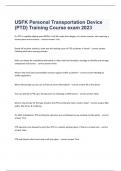  USFK Personal Transportation Device (PTD) Training Course exam 2023