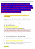 TEST BANK FOR LEADERSHIP ROLES AND  MANAGEMENT FUNCTIONS AND NURSING 10TH   EDITION BY MARQUIS HUSTON ALL CHAPTERS  REVISED EXAM QUESTIONS AND VERIFIED  ANSWERS WITH RATIONALES 