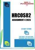 HRCOS82 Assignment 4 Semester 2 2023