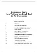 Emergency Cash